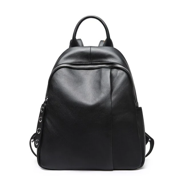 Asti sac à dos femme tendance cuir noir