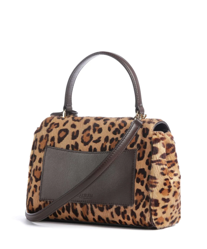 Lauren Ralph Lauren Farrah Small Sac à main modern leopard/chestnut brown