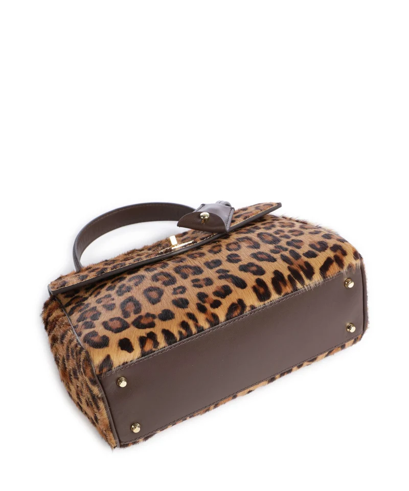 Lauren Ralph Lauren Farrah Small Sac à main modern leopard/chestnut brown