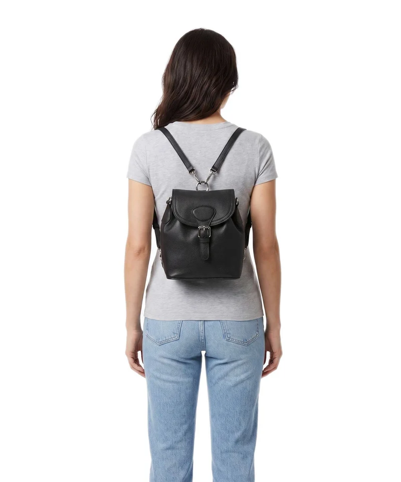 Abro Agave Daily Small Sac à main porté dos black/nickel