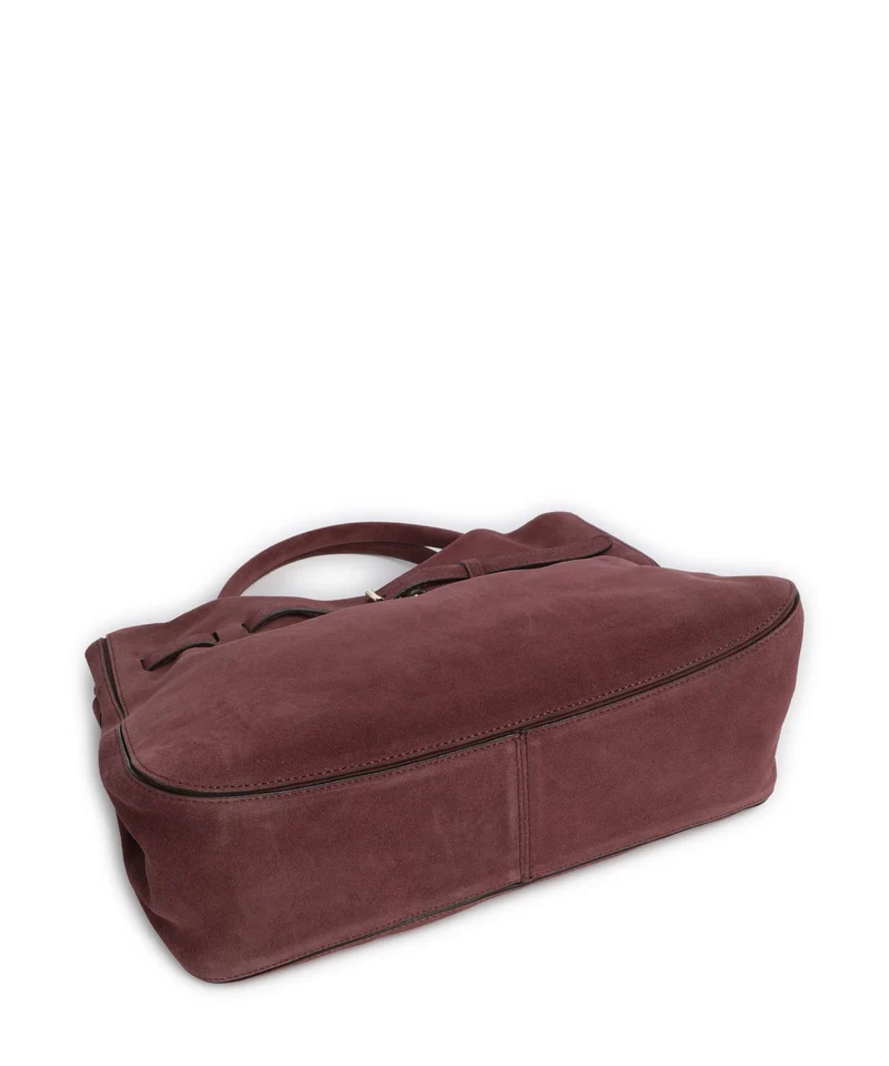 Abro Suede Jill Sac à main burgundy