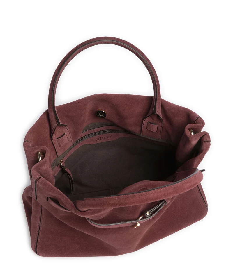 Abro Suede Jill Sac à main burgundy