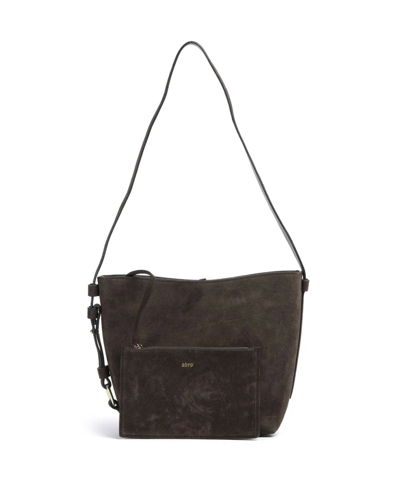 Abro Suede Cosmo Sac fourre-tout dark brown