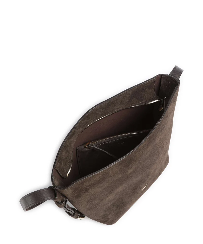 Abro Suede Cosmo Sac fourre-tout dark brown