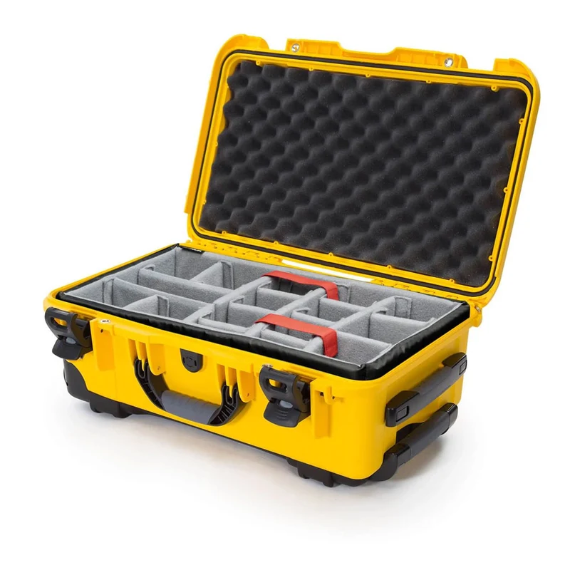 Valise Rigide à roulettes Nanuk 935 avec Séparateurs rembourrés (Jaune)