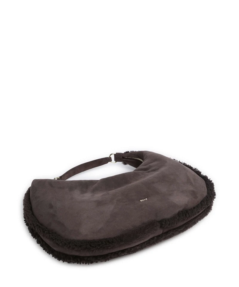 Abro Shearling Nana Big Sac fourre-tout dark brown