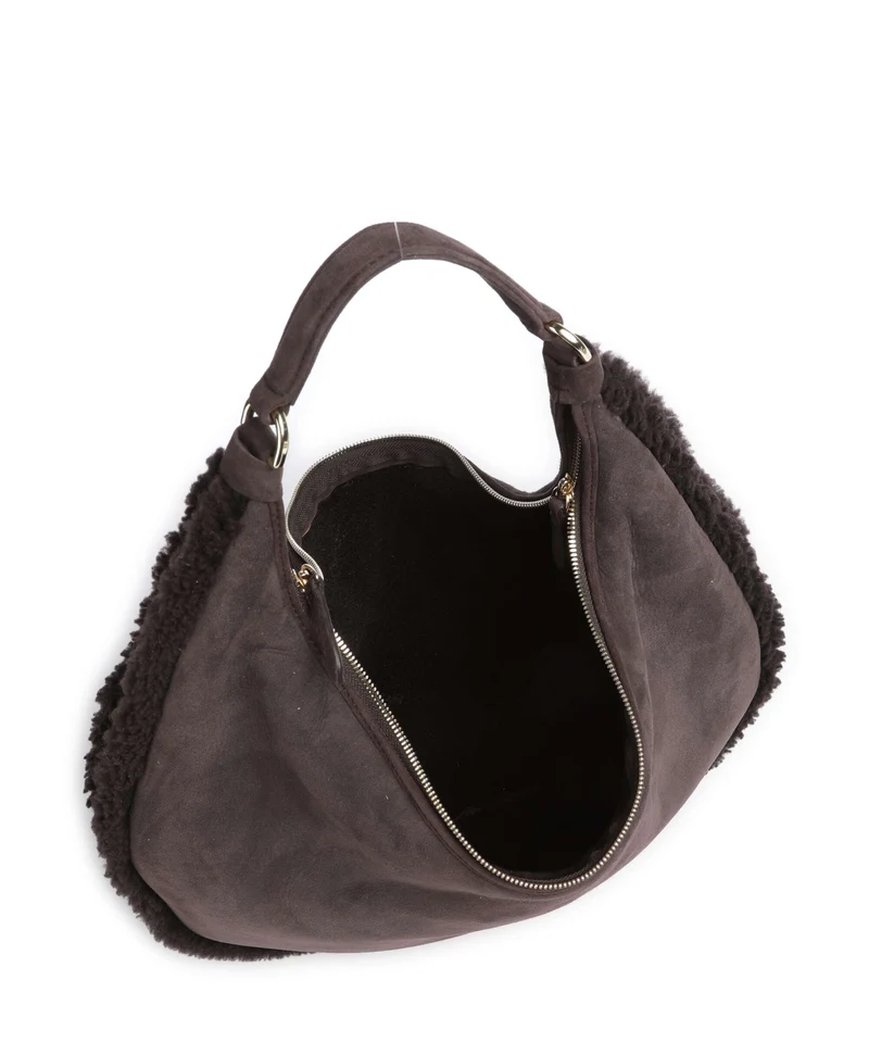 Abro Shearling Nana Big Sac fourre-tout dark brown