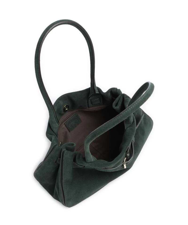 Abro Suede Jill Sac porté épaule green
