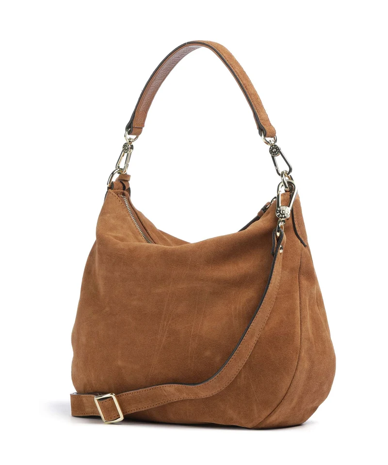 Abro Suede Juna Small Sac fourre-tout cuoio
