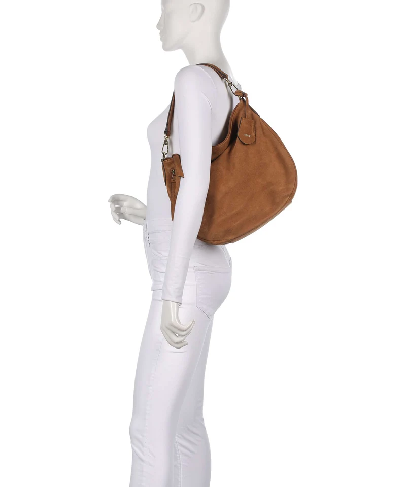 Abro Suede Juna Small Sac fourre-tout cuoio