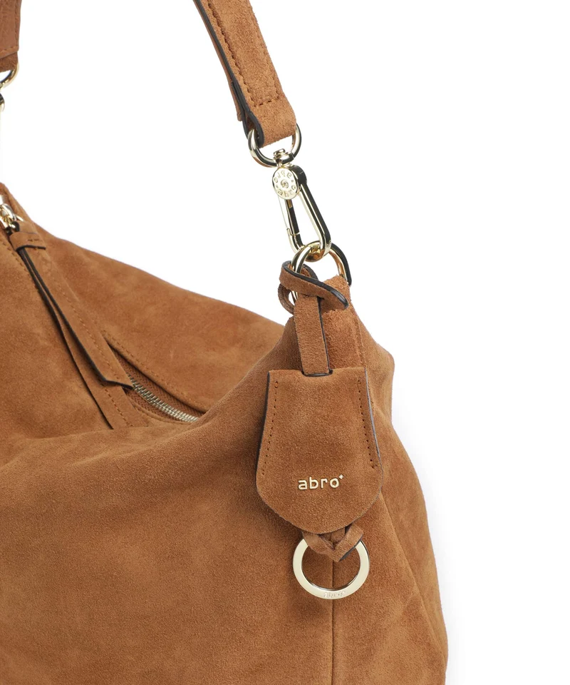 Abro Suede Juna Small Sac fourre-tout cuoio