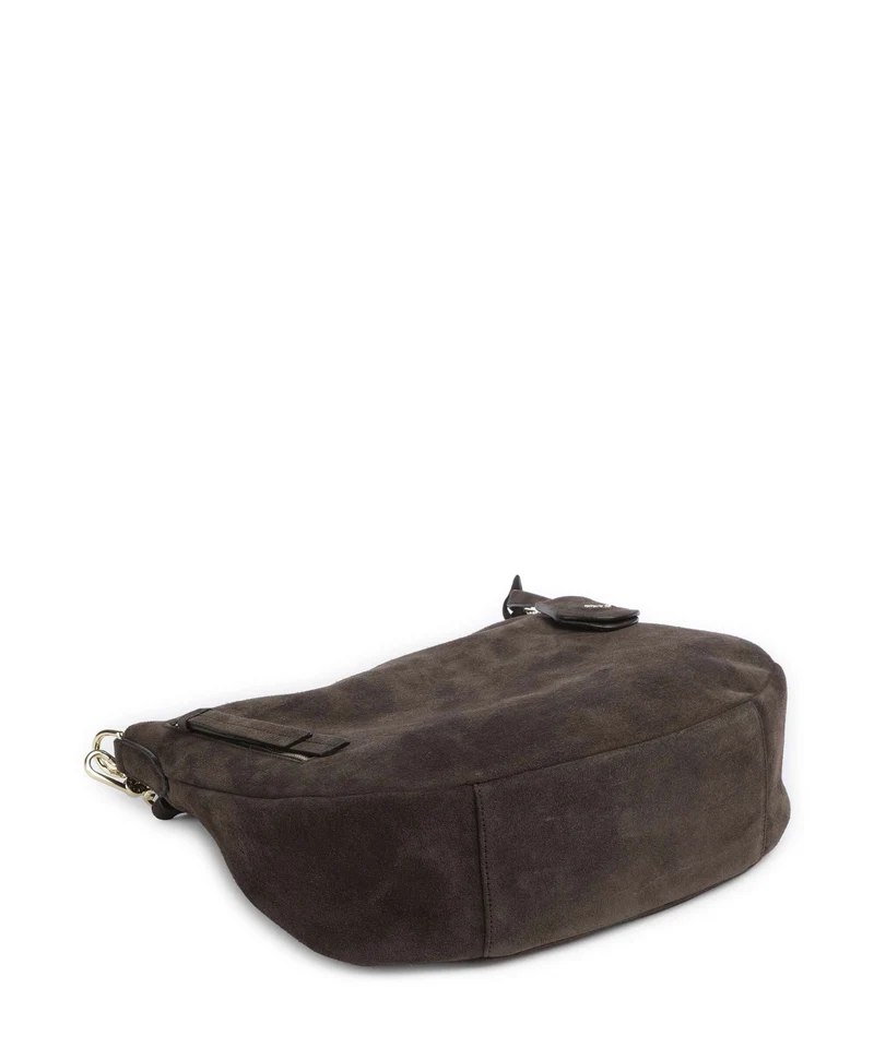Abro Suede Juna Small Sac fourre-tout dark brown