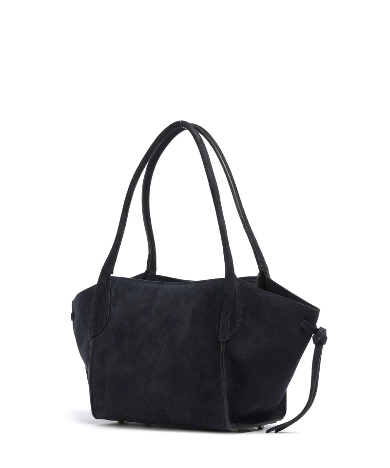 Abro Suede Vibe Small Sac porté épaule navy