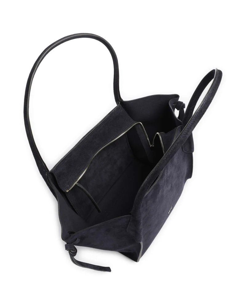 Abro Suede Vibe Small Sac porté épaule navy