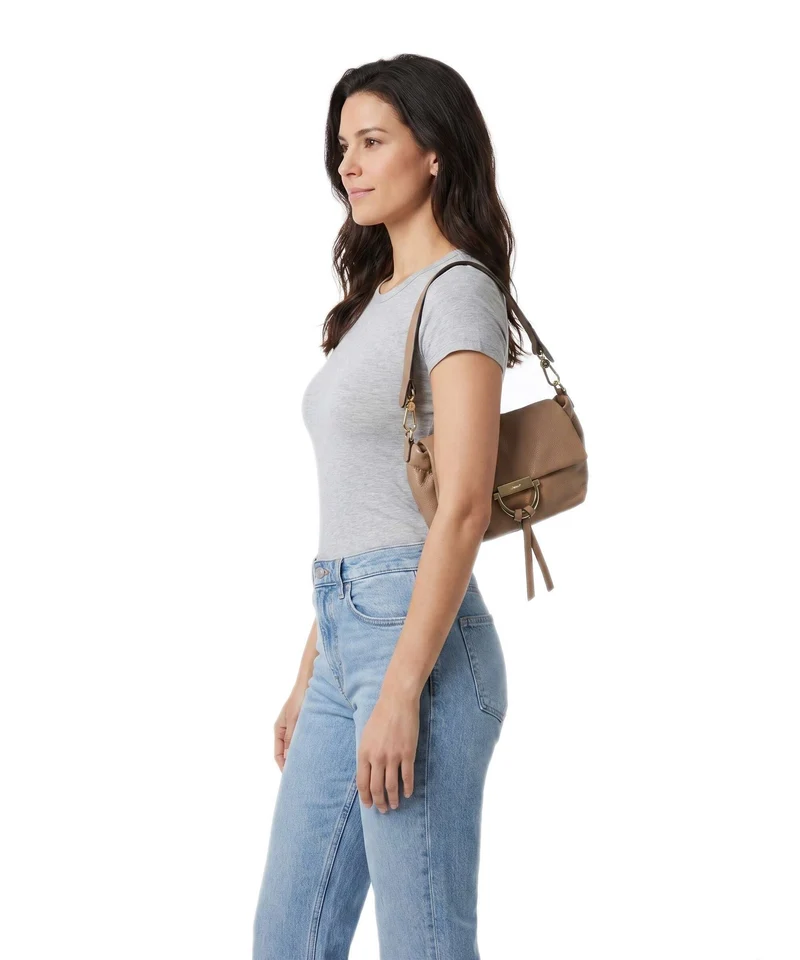 Abro Dalia Temi Small Sac porté épaule cappuccino