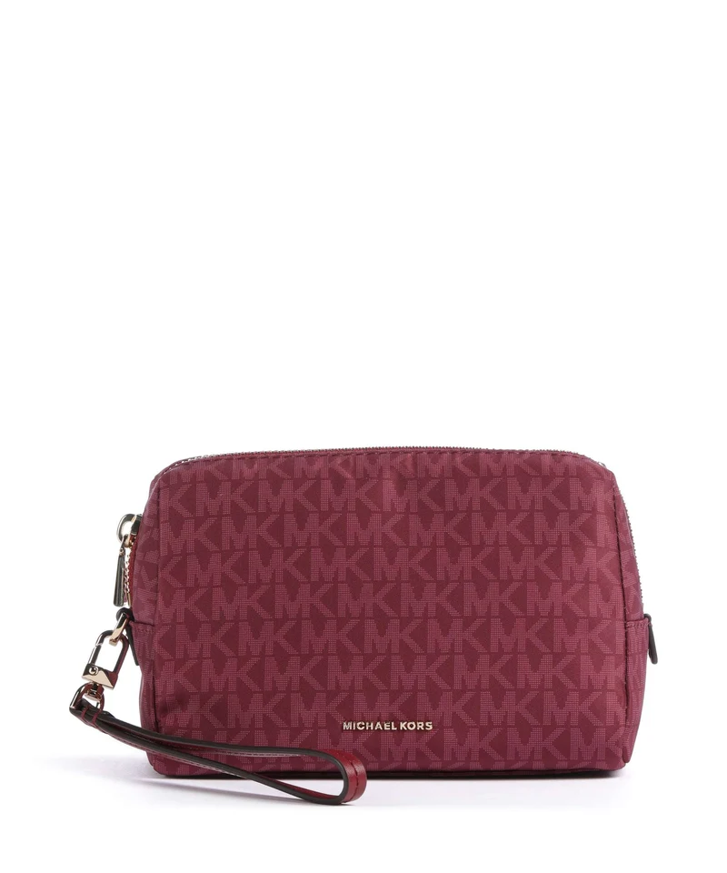 Michael Kors Zadie Small Sac à cosmétiques deep red
