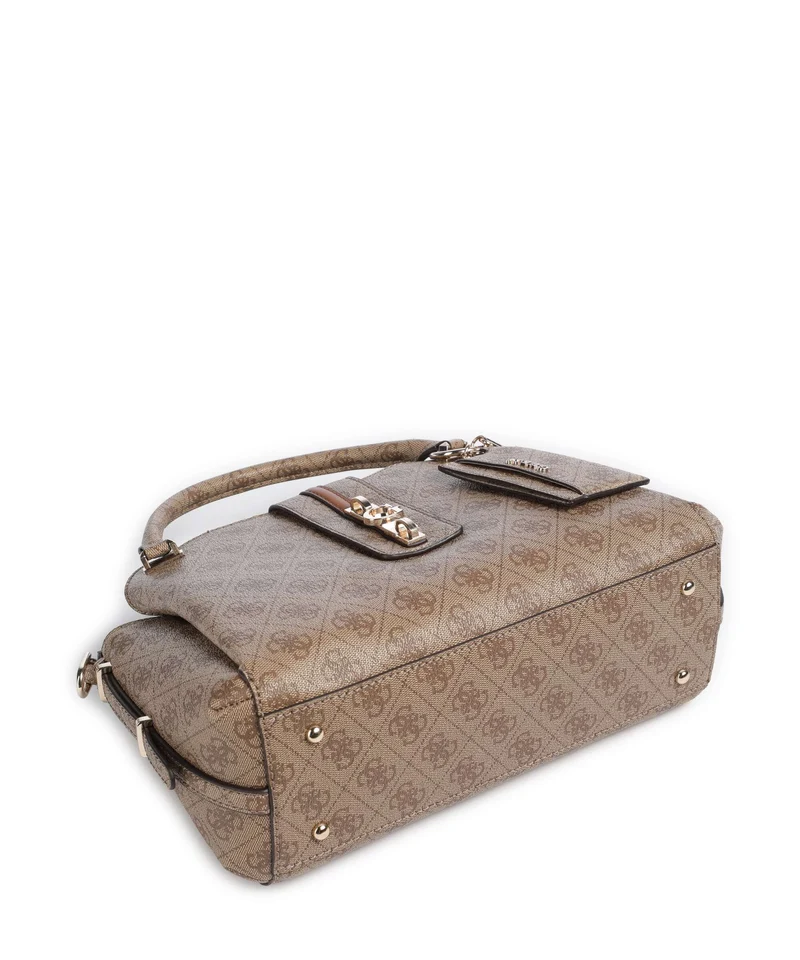 Guess Yvonne Girlfriend Logo Sac à main latte logo