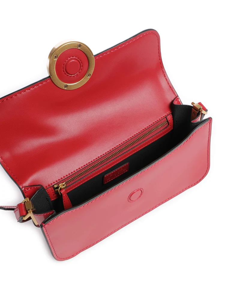 Pinko Love Box Horizontal Sac bandoulière rosso rio/antique gold