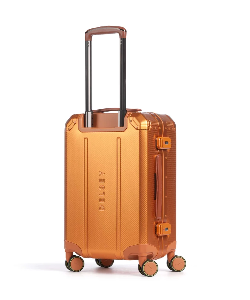Delsey Paris Alu'R Valise 4 roues orange