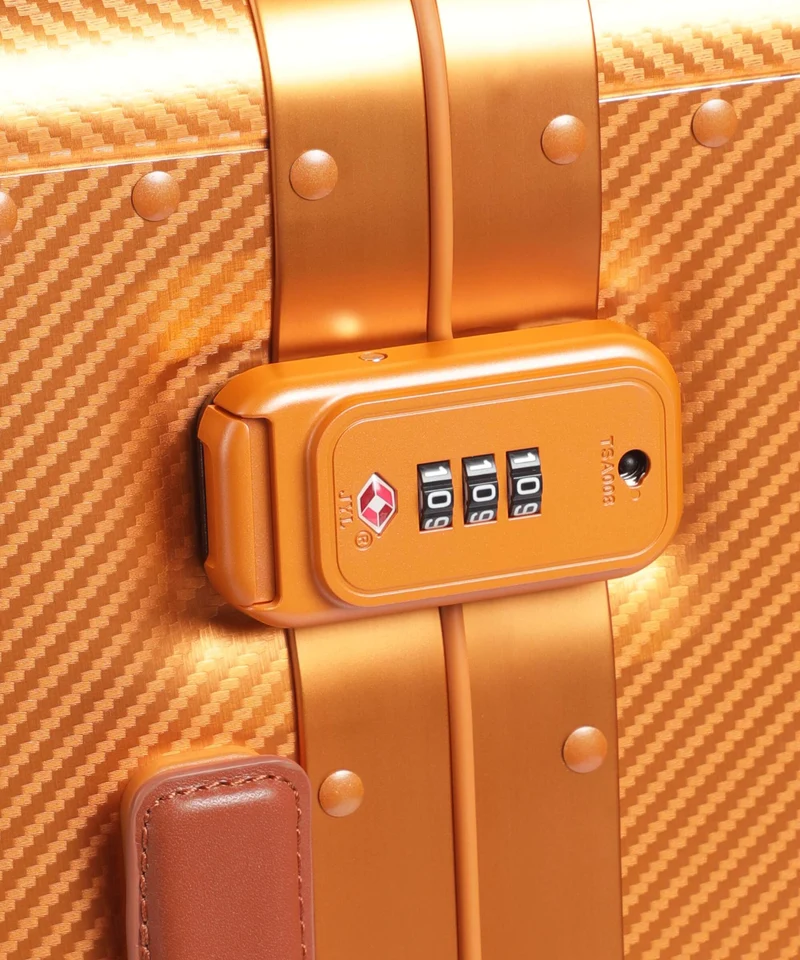 Delsey Paris Alu'R Valise 4 roues orange