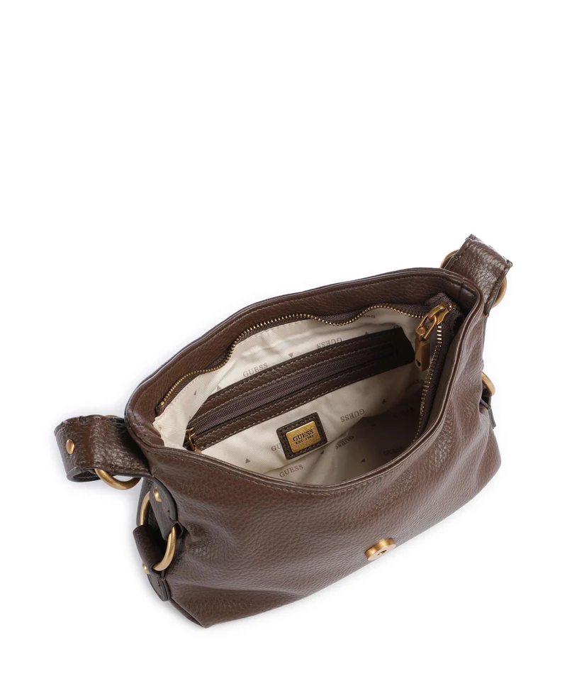 Guess Camden Mini Sac porté épaule espresso