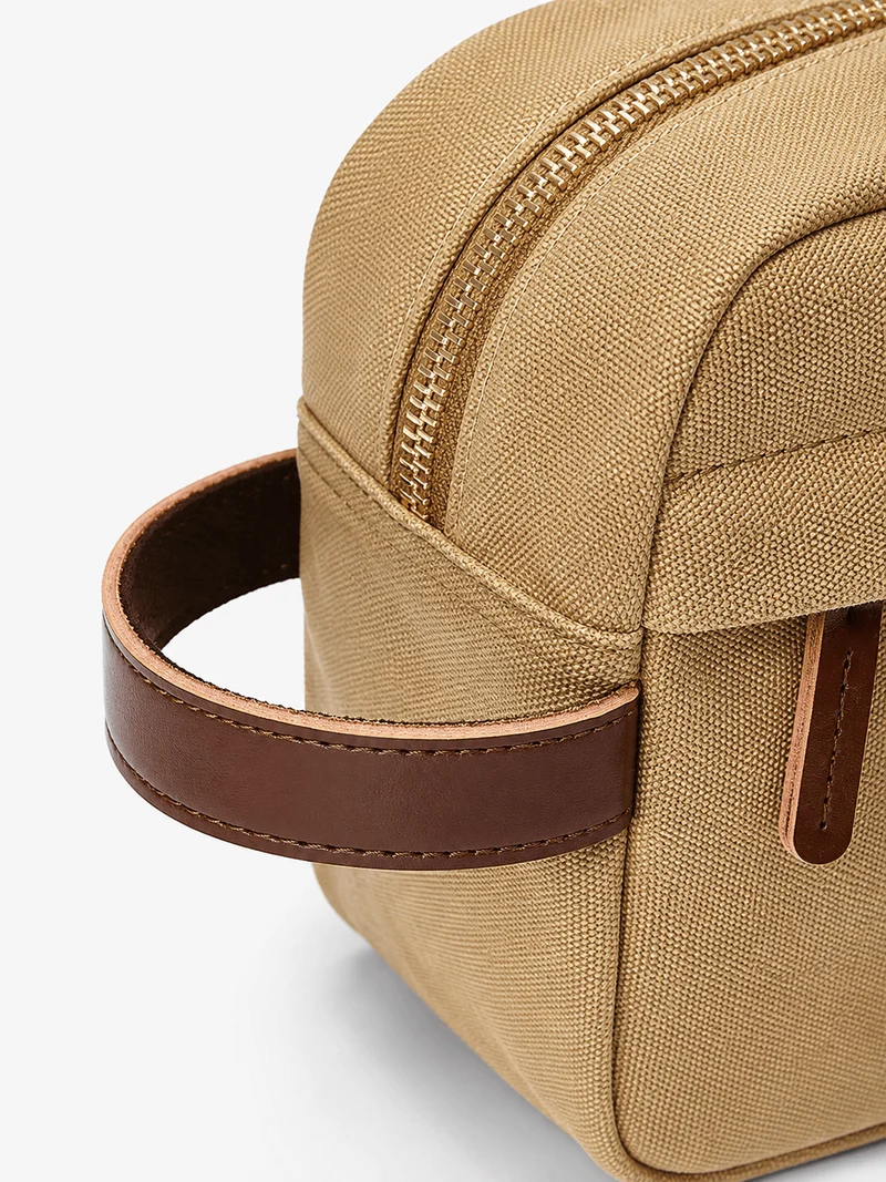 Trousse De Toilette De Voyage Homme En Toile Avec Poche
