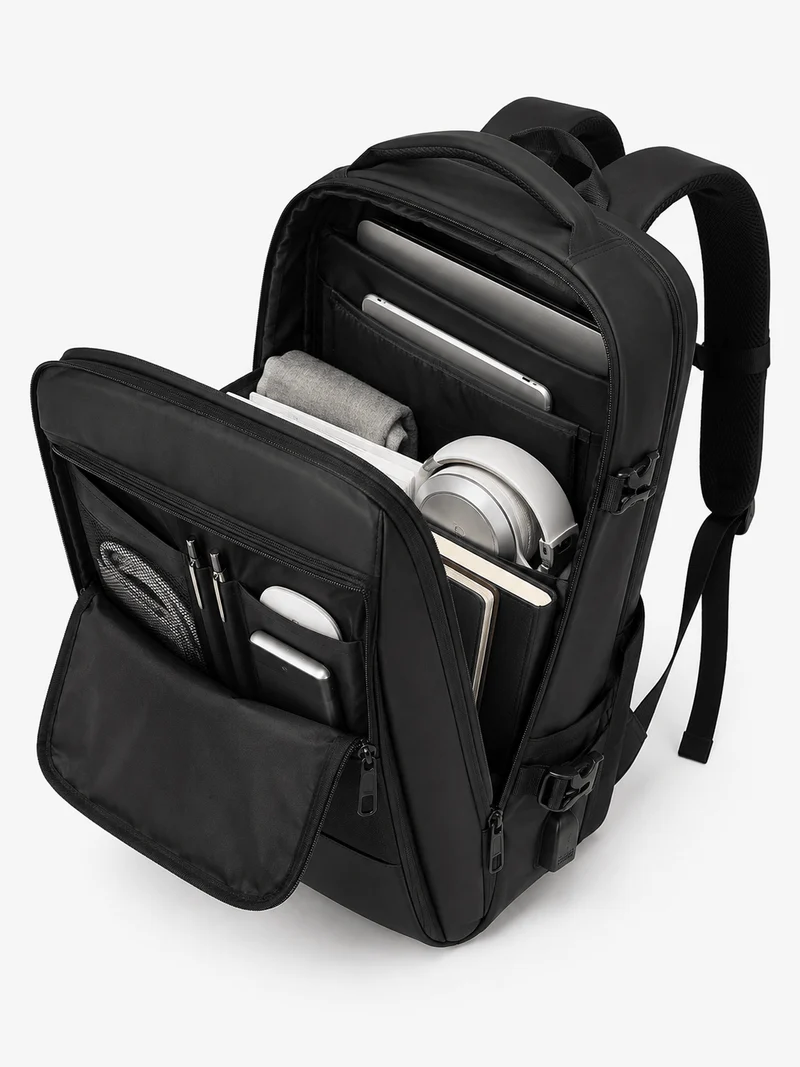 Sac À Dos Travail Homme Extensible Port USB Externe