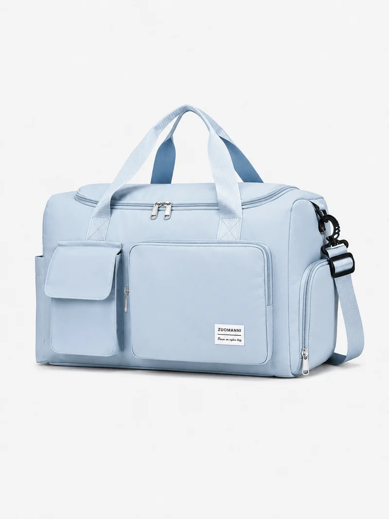 Sac polochon de voyage femme lilas 35 L avec compartiment à chaussures