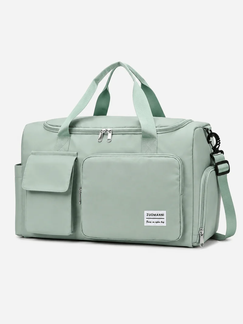 Sac polochon de voyage femme lilas 35 L avec compartiment à chaussures