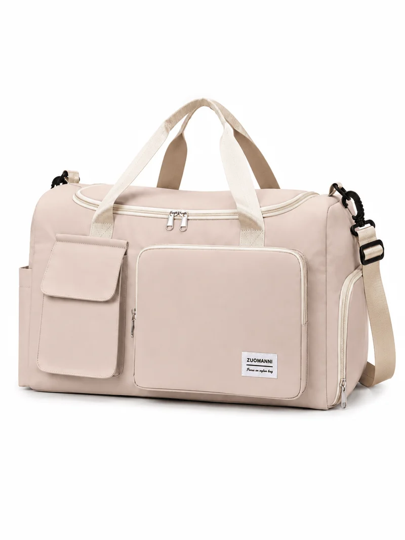 Sac polochon de voyage femme lilas 35 L avec compartiment à chaussures