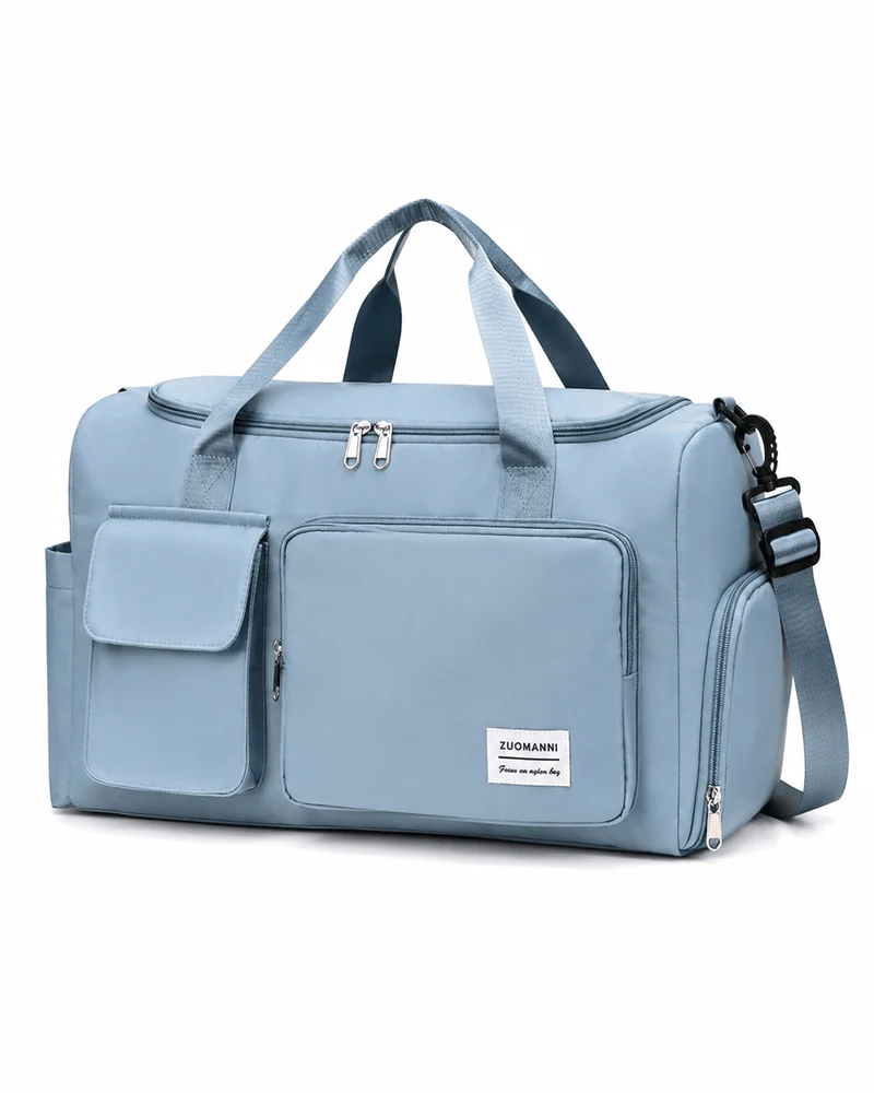 Sac polochon de voyage femme lilas 35 L avec compartiment à chaussures