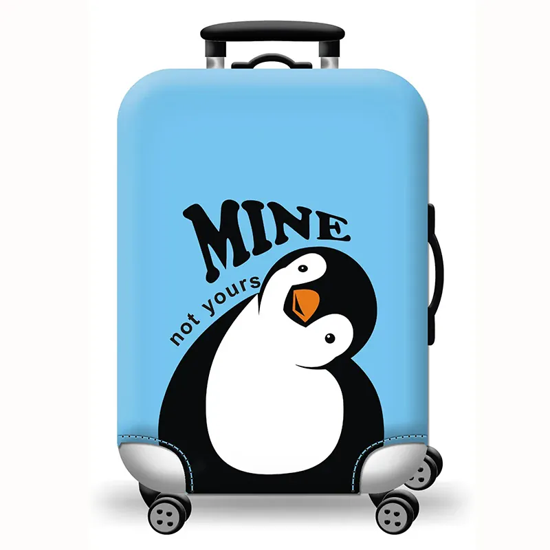 Housse de valise extensible imprimé voyage 18 à 32 pouces