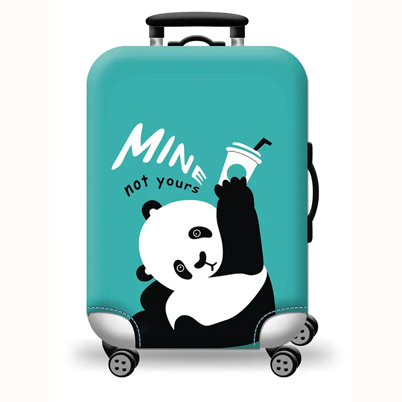 Housse de valise extensible imprimé voyage 18 à 32 pouces