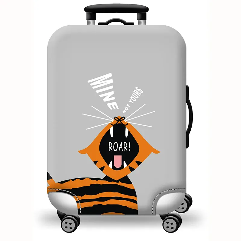 Housse de valise extensible imprimé voyage 18 à 32 pouces