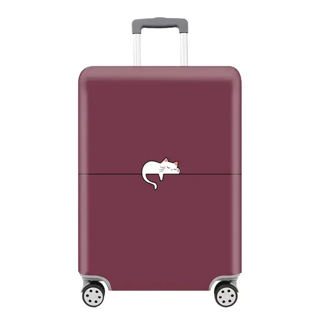 Housse de valise extensible imprimé voyage 18 à 32 pouces
