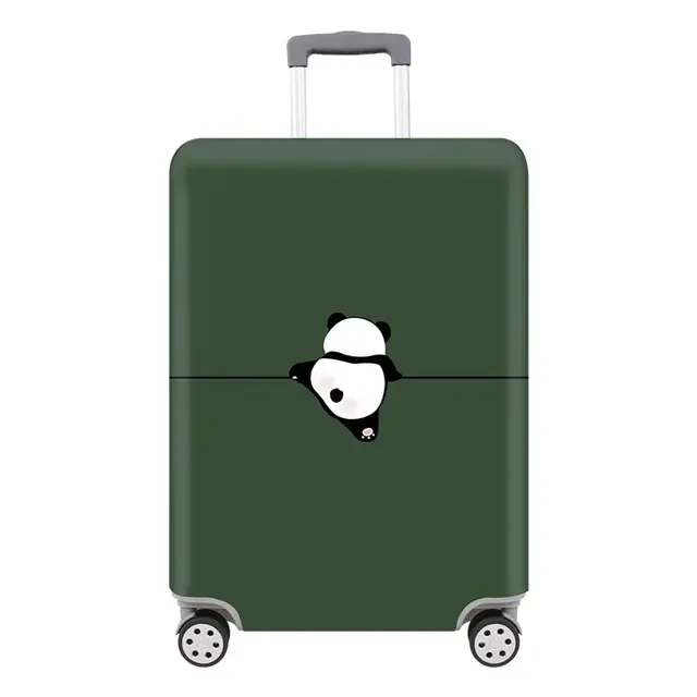 Housse de valise extensible imprimé voyage 18 à 32 pouces