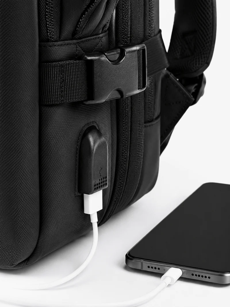 Sac À Dos Imperméable Homme Extensible Avec Port USB