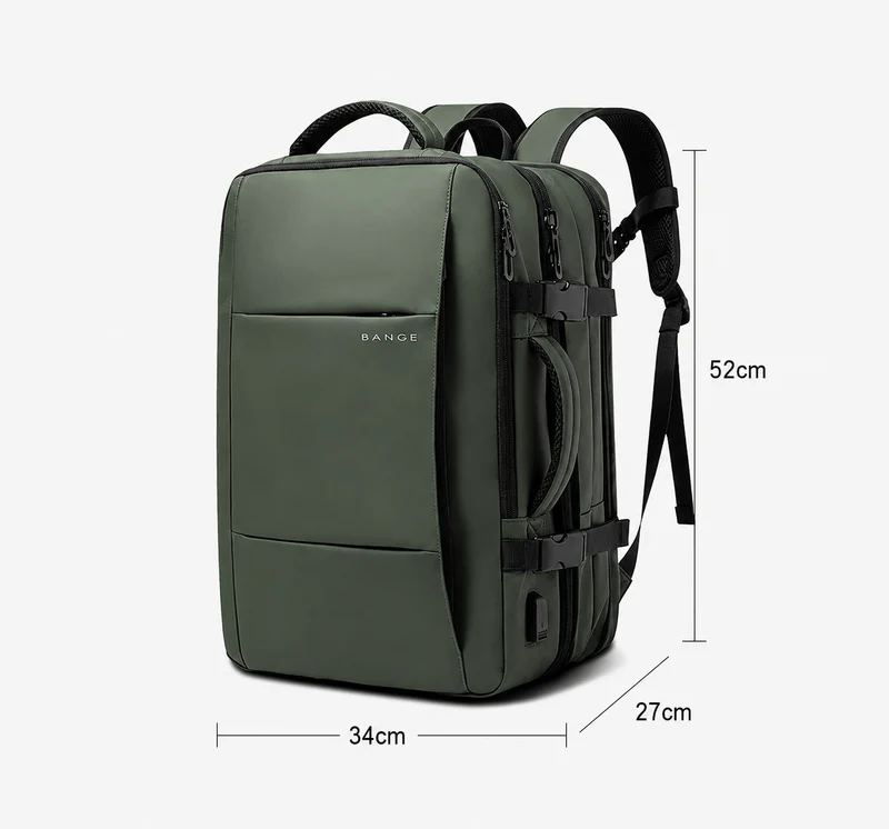 Sac À Dos Imperméable Homme Extensible Avec Port USB