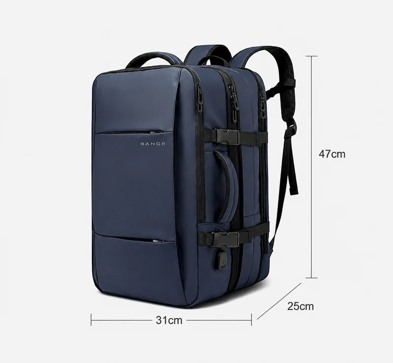 Sac À Dos Imperméable Homme Extensible Avec Port USB