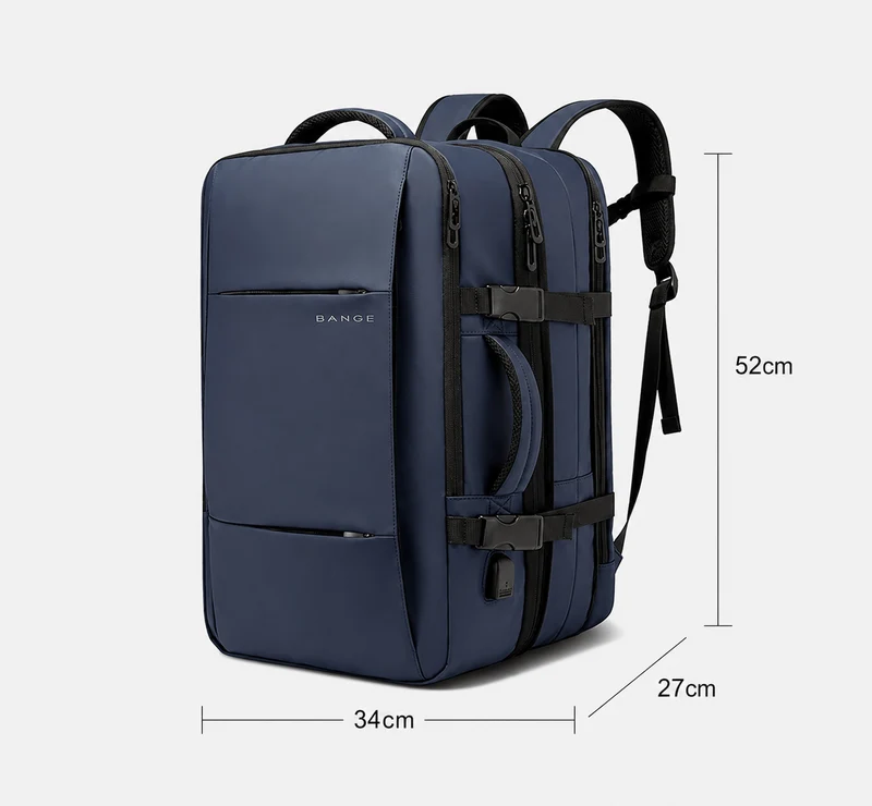 Sac À Dos Imperméable Homme Extensible Avec Port USB
