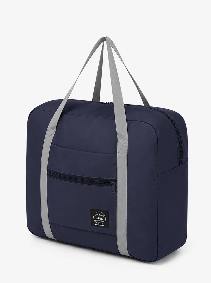 Sac polochon de voyage pliable imperméable noir 20-35 L