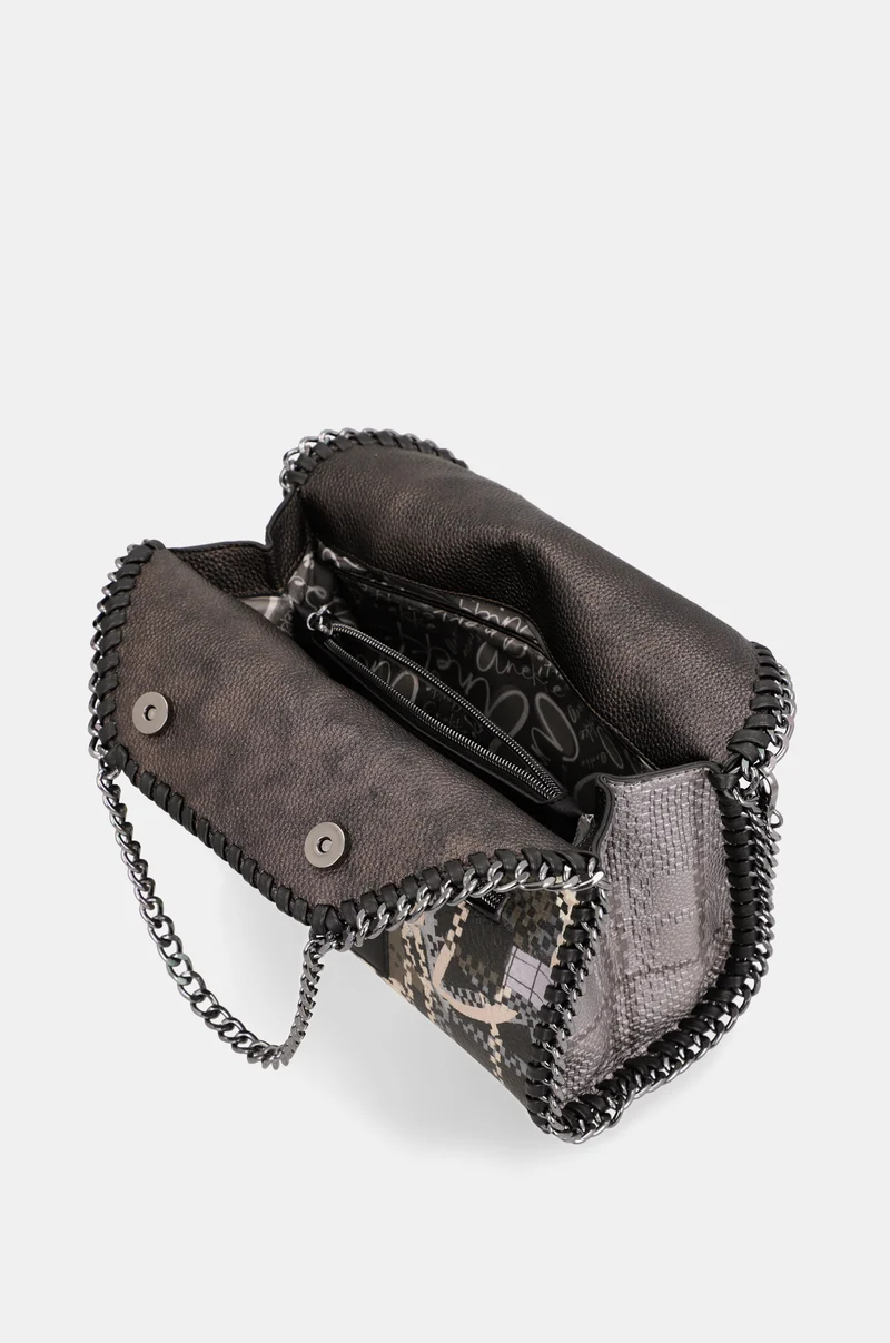 Sac porté épaule à anse métallique Iron