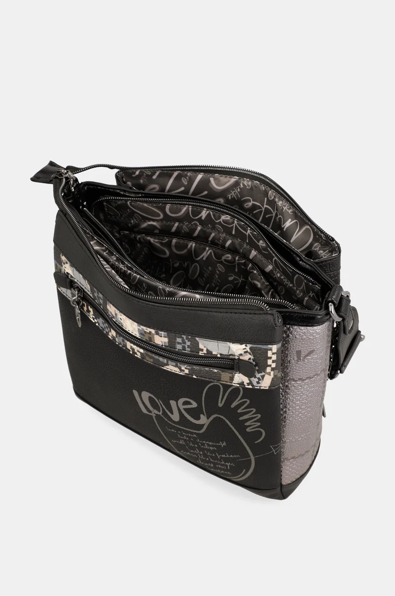 Sac à bandoulière 3 compartiments Iron