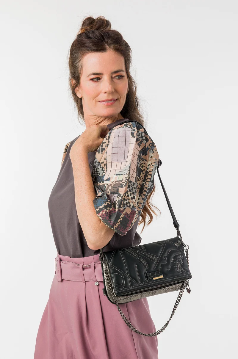 Sac à bandoulière à anse métallique Iron