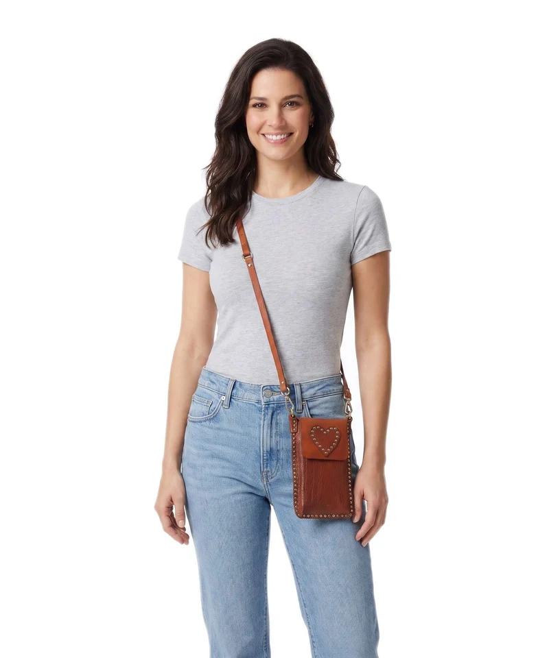 Campomaggi Pochette telephone cognac