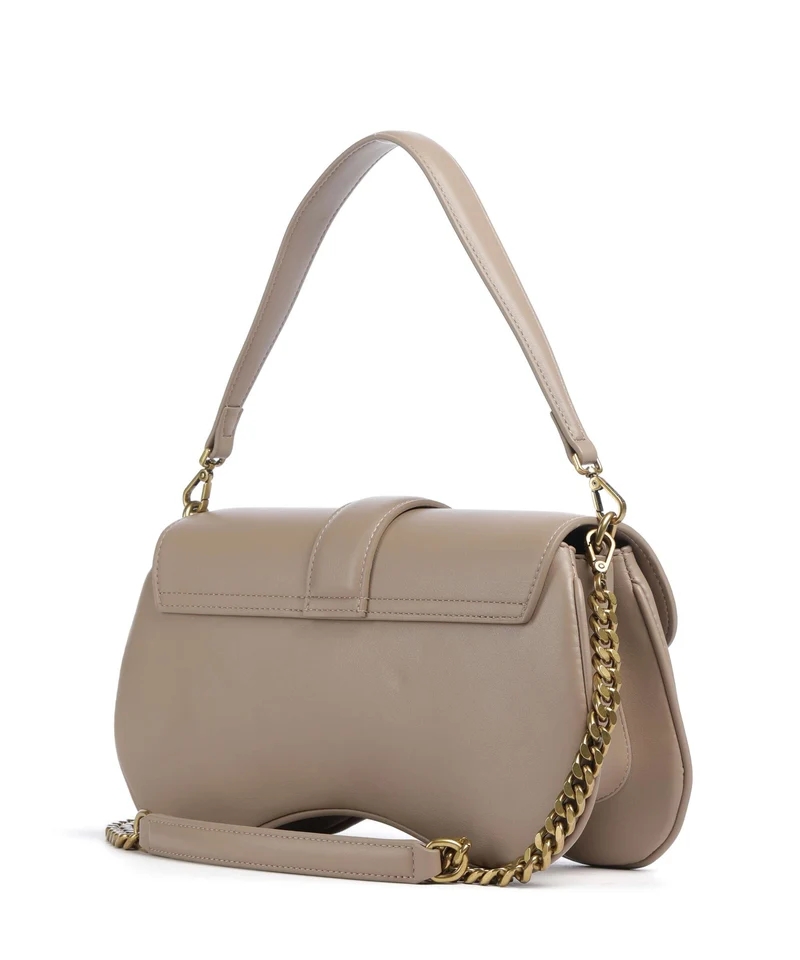 Just Cavalli Iconic Snakes Sac porté épaule tan