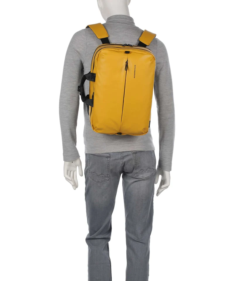 Mandarina Duck Coated Sac à main porté dos duck yellow