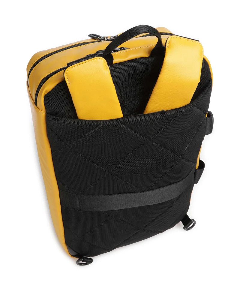 Mandarina Duck Coated Sac à main porté dos duck yellow
