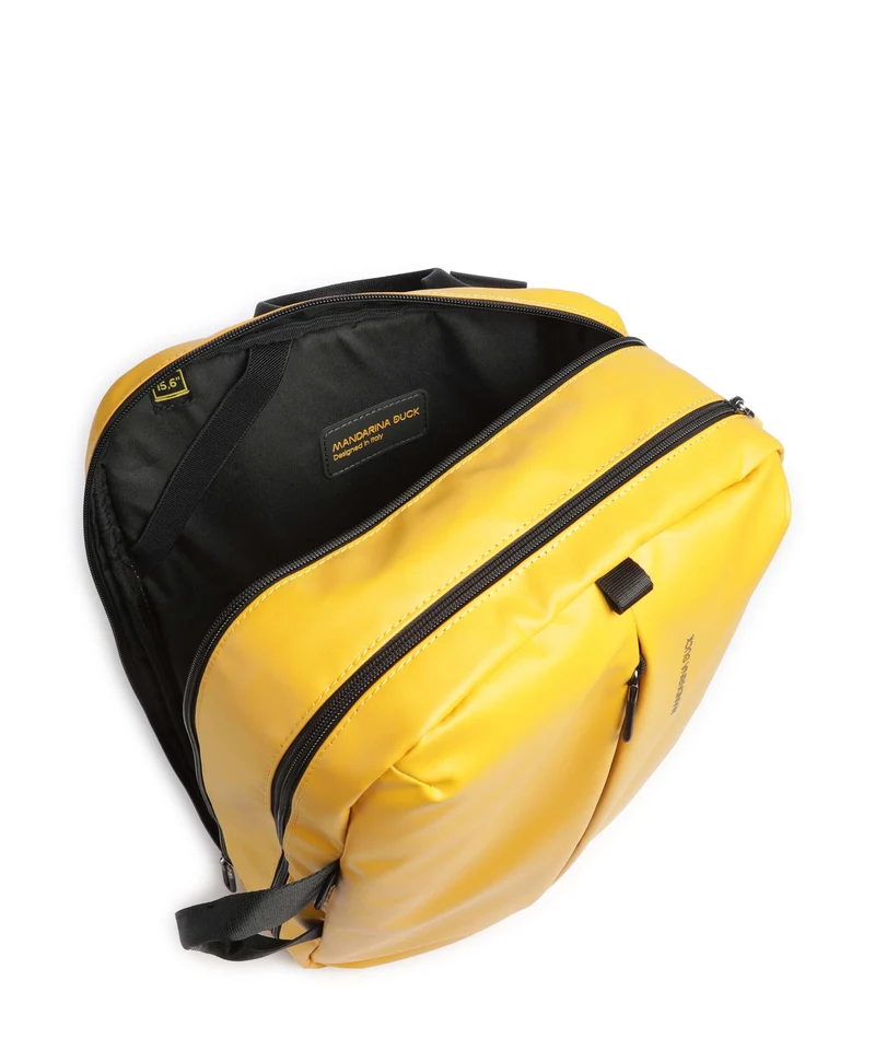 Mandarina Duck Coated Sac à main porté dos duck yellow