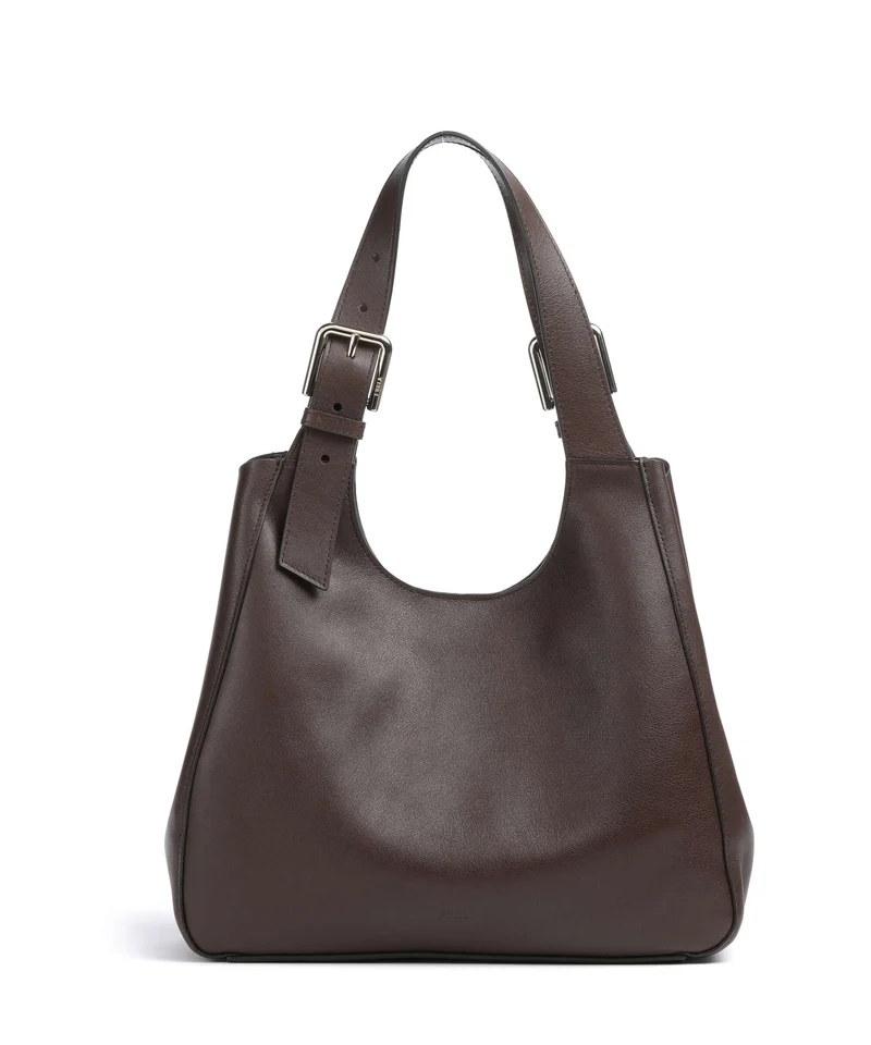 Furla Dora M Cabas dark cioccolato